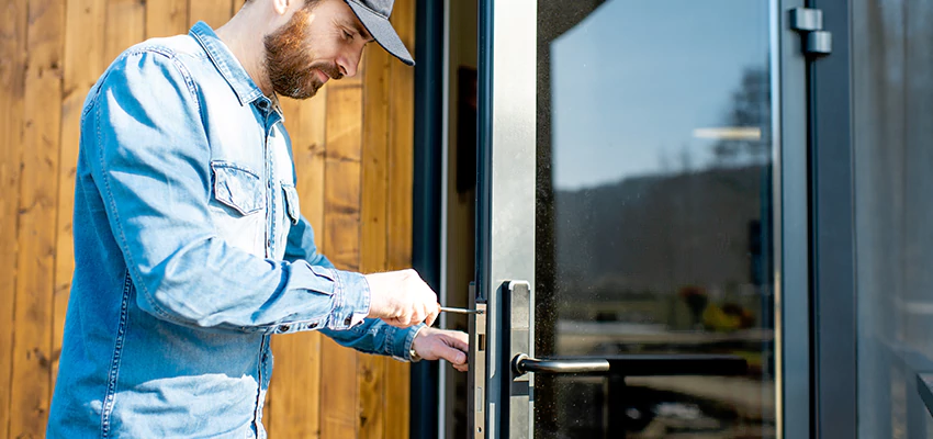 Frameless Glass Storefront Door Locks Replacement in Woodland, CA